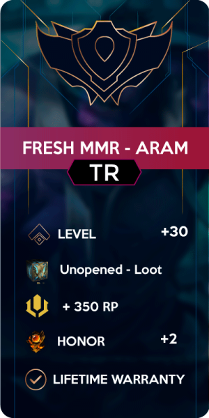 TR Fresh MMR | ARAM Handleveled Account – Unranked & Safe
