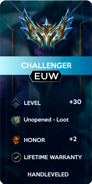 Challenger Europe West Account for League of Legends