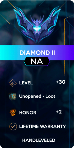 Diamond II North America Account for League of Legends