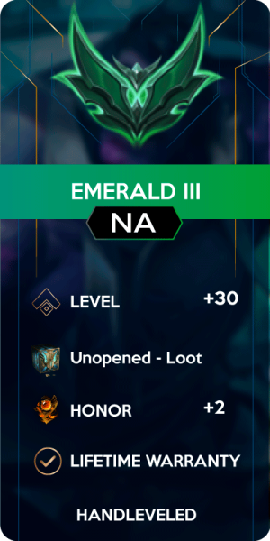 Emerald III North America Account for League of Legends