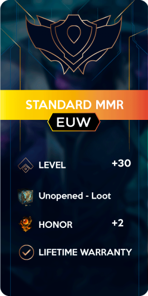 Standard MMR Europe West Account for League of Legends