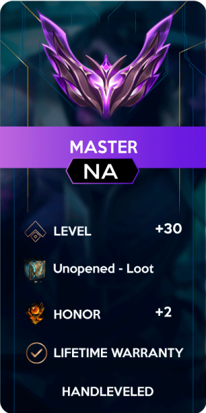 Master North America Account for League of Legends