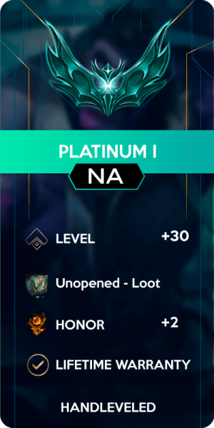 Platinum I North America Account for League of Legends