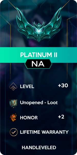 Platinum II North America Account for League of Legends