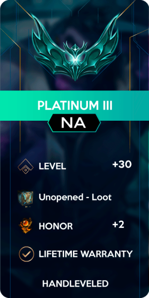 Platinum III North America Account for League of Legends