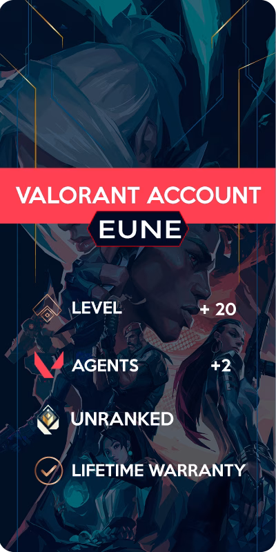 VALORANT HANDLEVELED ACCOUNT EUNE