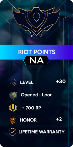 HANDLEVELED ACCOUNT NA 700 Riot Points