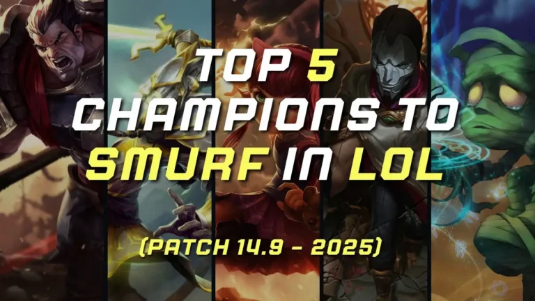 Top 5 Champions to Smurf in LoL